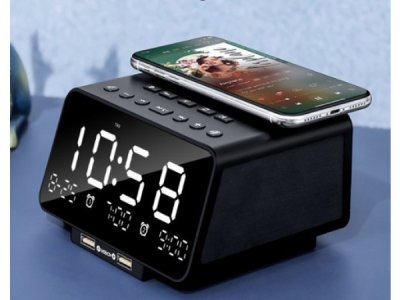 นาฬิกาปลุก ดิจิตอล มี Bluetooth เชื่อมต่อโทรศัพท์