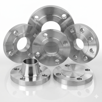 Flange steel and stainless steel