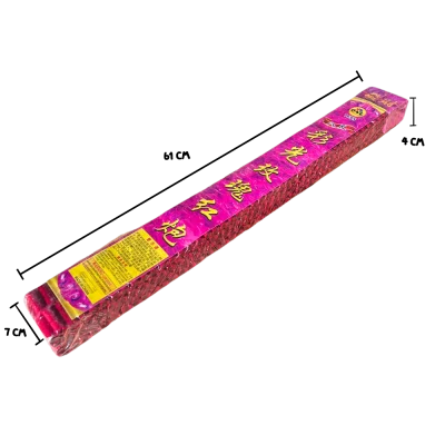 PINK COLOR CRACKERS  (8 FOOT)