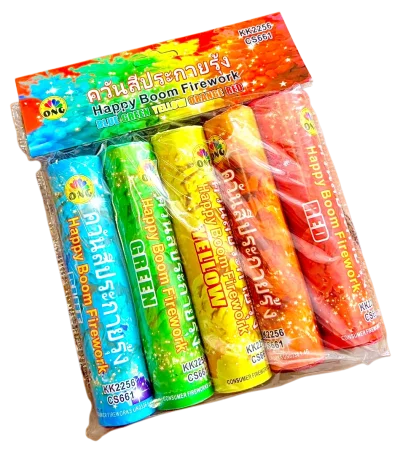 ควันสีประกายรุ้ง 5 สี