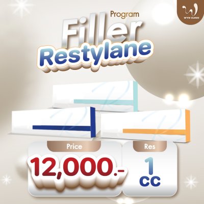 Filler : Restylane 1 cc