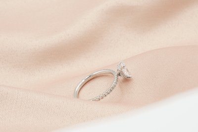 Radiant Cut Diamond With Hidden Halo and Side Pavé