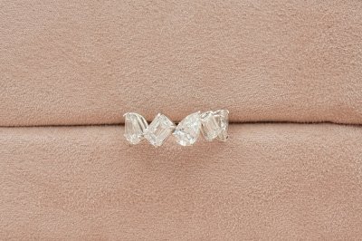Mixed Fancy Cut Diamond Half Eternity Ring I