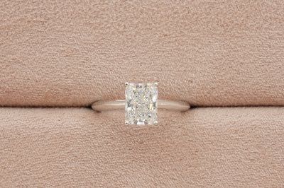 Radiant Cut Diamond Solitaire Ring