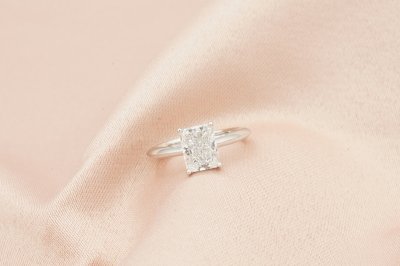 Radiant Cut Diamond Solitaire Ring