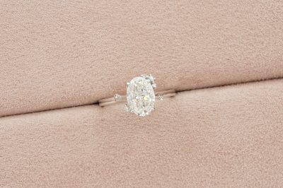 Eternal Bloom Oval Cut Diamond Solitaire Ring