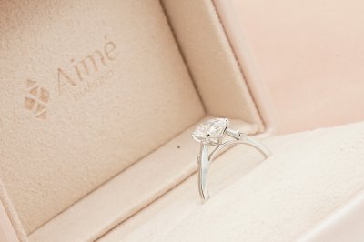 Eternal Bloom Oval Cut Diamond Solitaire Ring