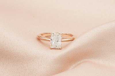 Radiant Cut Diamond Solitaire Ring