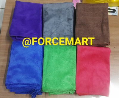 50x50 cm. 450 กรัม ผ้าไมโครไฟเบอร์ เนื้อกำมะหยี่ เนื้อเจ
