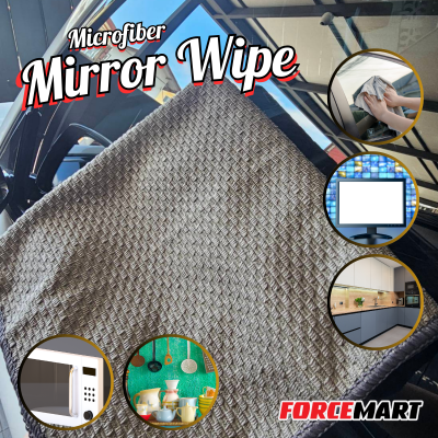 ผ้าเช็ดกระจก Microfiber Mirror Wipe 40x40 cm.  300ก.