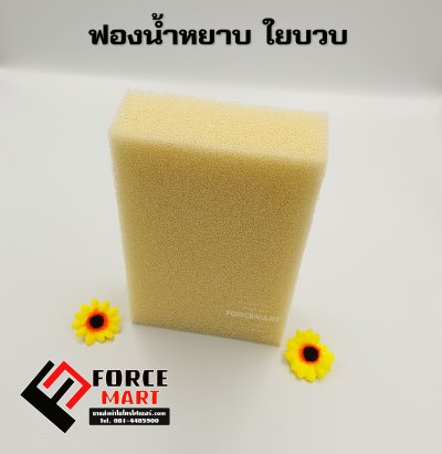 ฟองน้ำใยบวบ ขนาด  5*8 นิ้ว หนา 2 นิ้ว