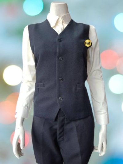 เสื้อกั๊กสากล สีดำ