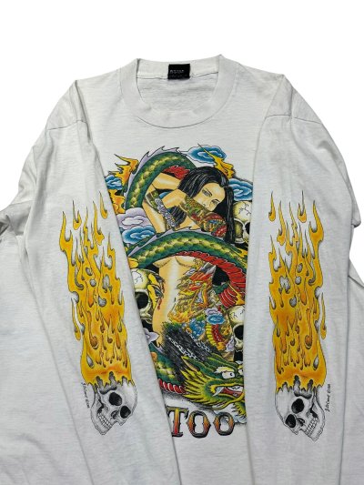Vintage Geisha Tattoo Long Sleeve  1989