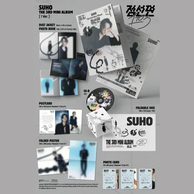 (รอบดันยอด) SUHO 3rd Mini Album - ‘점선면 (1 to 3)’