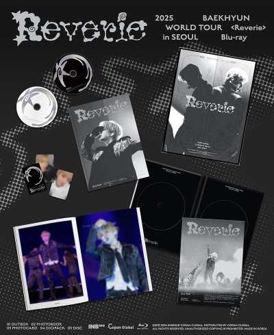 (พรี) 2025 BAEKHYUN WORLD TOUR [Reverie] in SEOUL Blu-ray & Qr code