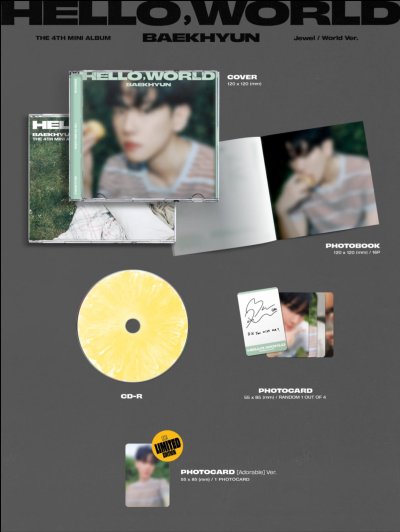 (USA Exclusive) BAEKHYUN - 'Hello, World'