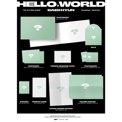 (รอบดันยอด) BAEKHYUN - The 4th Mini Album 'Hello, World'