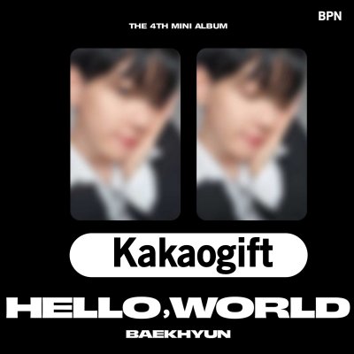 (รอบ POB) BAEKHYUN - 'Hello, World' - PHOTOBOOK VER.