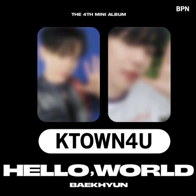 (รอบ POB) BAEKHYUN - 'Hello, World' - PHOTOBOOK VER.