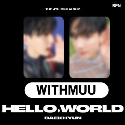 (รอบ POB) BAEKHYUN - 'Hello, World' - PHOTOBOOK VER.