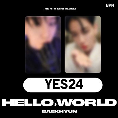 (รอบ POB) BAEKHYUN - 'Hello, World' - PHOTOBOOK VER.