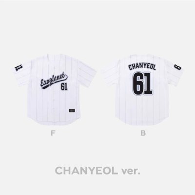 (พร้อมส่ง✨) (A VER.) BASEBALL UNIFORM เสื้อเบสบอล EXO - Cream soda