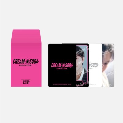 (พร้อมส่ง✨) Random Trading Card - Cream soda EXO ไม่แกะ