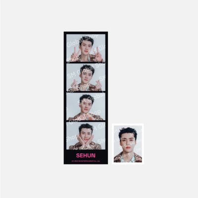 (พร้อมส่ง✨) 4 CUT + PHOTO SET - EXOcial Club Cream Soda
