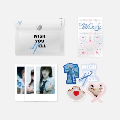 (พรี) WENDY "Wish You Hell" - CUBIC STICKER + POLAROID SET