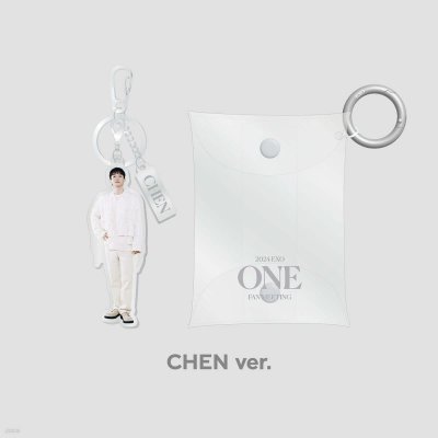 (พรี) 2024 EXO FAN MEETING : ONE - PVC POUCH + ACRYLIC KEY RING SET