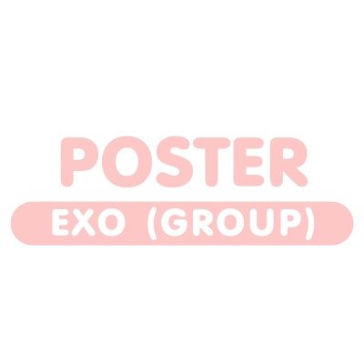 (พร้อมส่ง✨) POSTER EXO - GROUP ALBUM