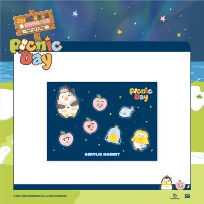 (พร้อมส่ง✨) ZZirang-e & Charles MD - PICNIC DAY : ACRYLIC MAGNET