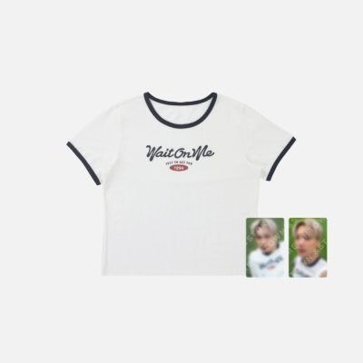 (พรี) KAI Wait On Me MD - CROP RINGER T-SHIRT SET