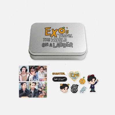 (พรี) EXO'S TRAVEL THE WORLD ON A LADDER 5 - TINCASE SET