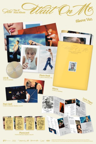 (พรี) KAI 카이 The 4th Mini Album - Wait On Me