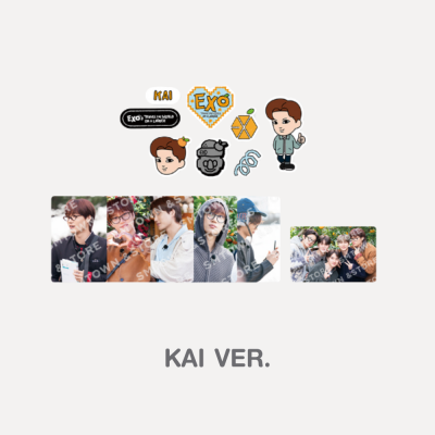 (พรี) EXO'S TRAVEL THE WORLD ON A LADDER 5 - TINCASE SET