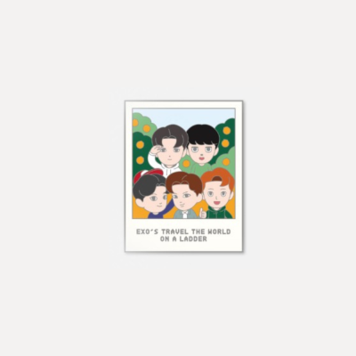 (พรี) EXO'S TRAVEL THE WORLD ON A LADDER 5 - BADGE