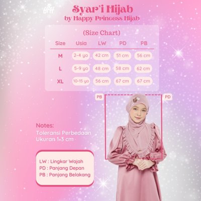 Hijab Syar'i Size M