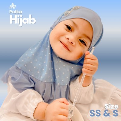 Hijab Polka Size S & SS