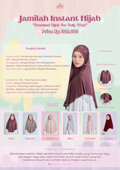 Jamilah Instant Hijab