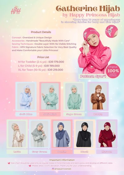 Hijab Chatrine Syar'i Size XL