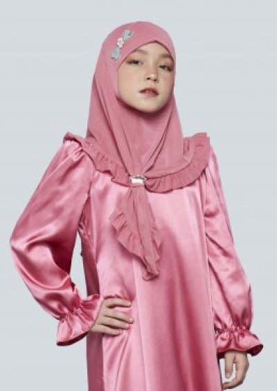 Hijab Jasmine Pita dan Bunga Kecil Size XL