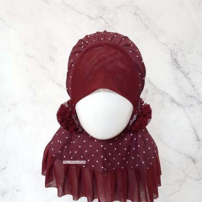 Hijab Polka Size S & SS