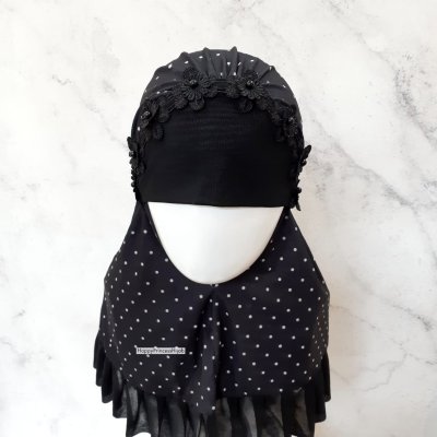 Hijab Polka Size S & SS