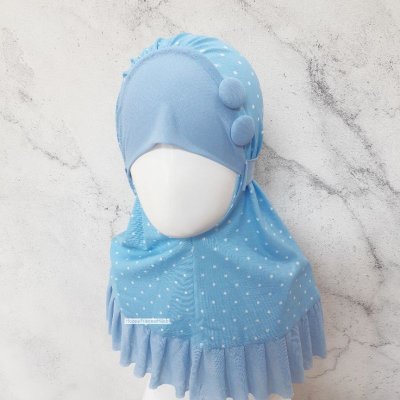 Hijab Polka Size S & SS