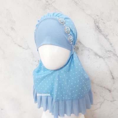 Hijab Polka Size S & SS