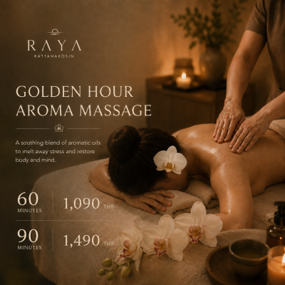 Golden Hour Aroma Massage – Aromatherapy Bangkok