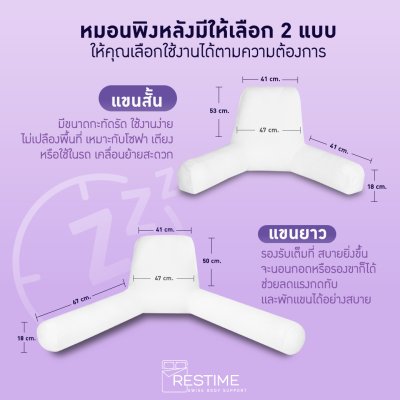 Restime Lumber Pillow, giant back pillow, back support pillow, back pain relief