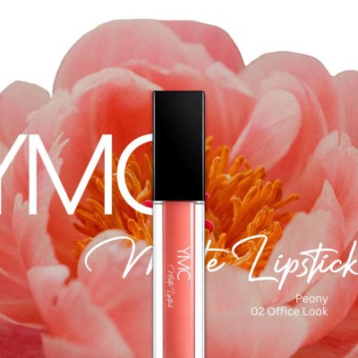 (ราคาเปิดตัว) YMC Matte Lipstick ลิปแมท 02 Office Look ติดทน แห้งเร็ว เกลี่ยง่าย ปาดเรียบ ลิปบำรุงริมฝีปาก ลิปสติก