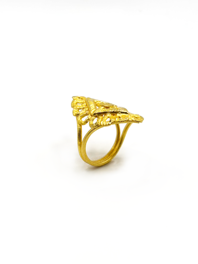 แหวนทอง 1 สลึงลายฉลุหน้าเวอร์ 1